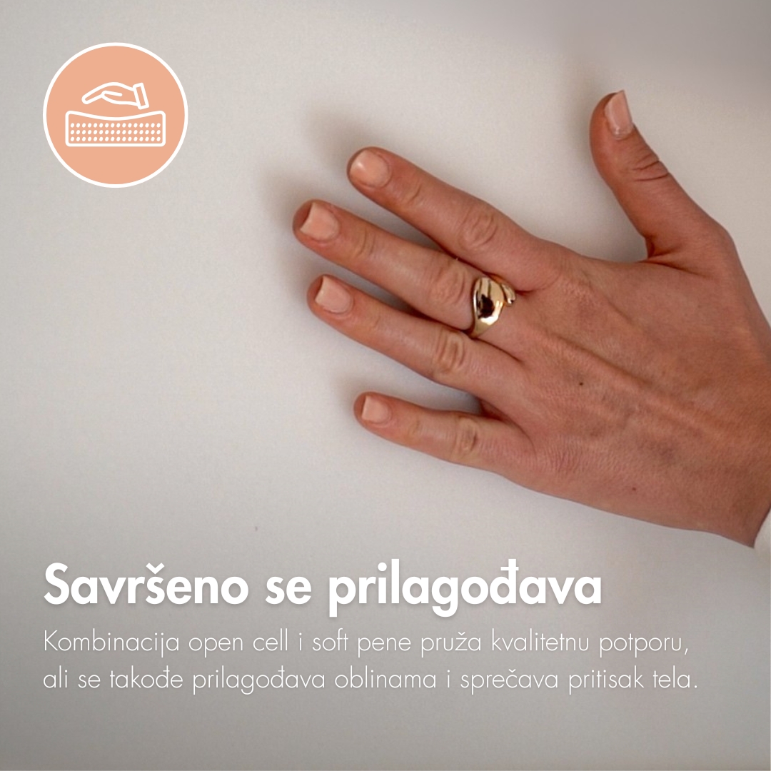 Naddušek koji se prilagođava vašim oblinama