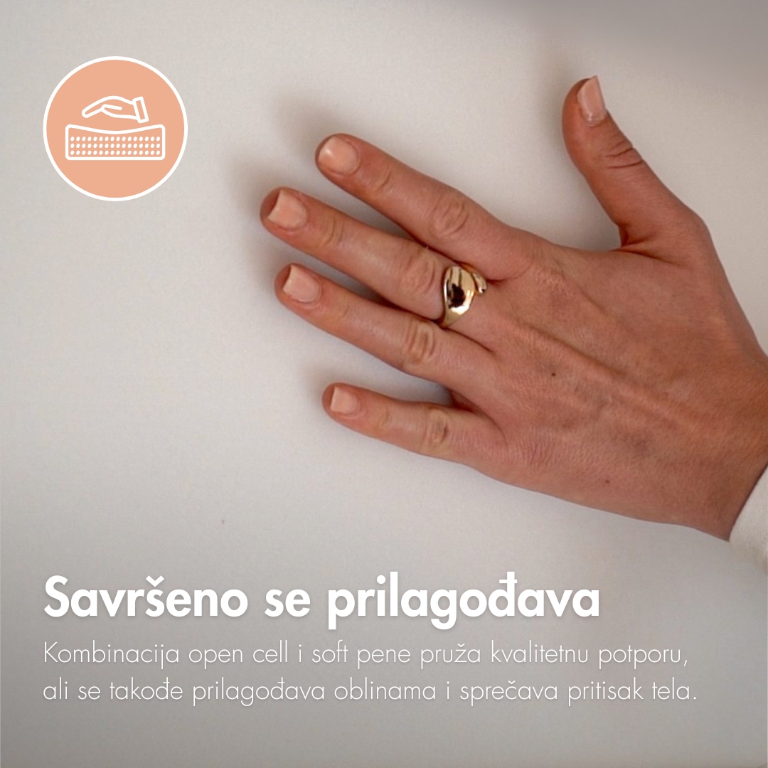 Naddušek koji se prilagođava vašim oblinama